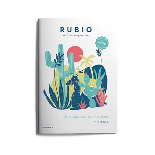 Cuadernillo de actividades, Mi cuaderno de verano, 7-8 años RUBIO.