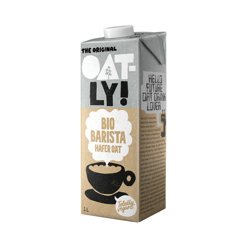 OAT-LY! Bio barista Bebida vegetal de avena ecológica, especial para el café 1 l. 