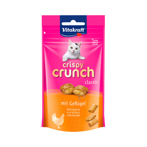VITAKRAFT Snack gato crispy crunch pollo 60 g.
