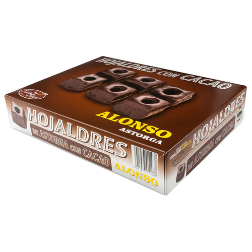 ALONSO Astorga Hojaldres con cacao 500 g.