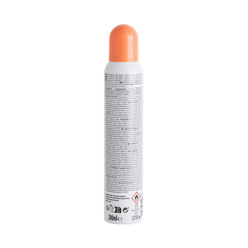 COSMIA Desodorante en spray para mujer con protección antimanchas y antitranspiración (48h) COSMIA Dry control 200 ml.