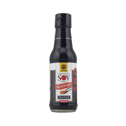 TIGER KHAN Salsa soja, sin gluten TIGER KHAN 150 ml