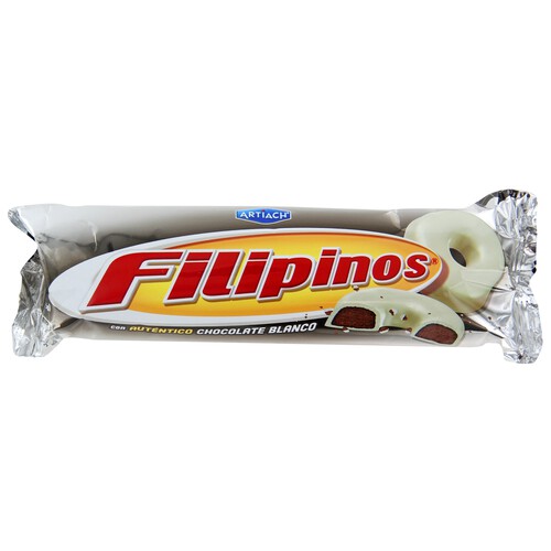 FILIPINOS Galletas con chocolate blanco 100 g.