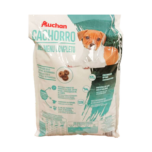 PRODUCTO ALCAMPO Pienso para perros cachorros a base de carne y cereales PRODUCTO ALCAMPO 4 kg.