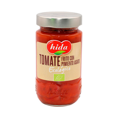 HIDA Tomate frito ecológico con pimiento asado 350 g.