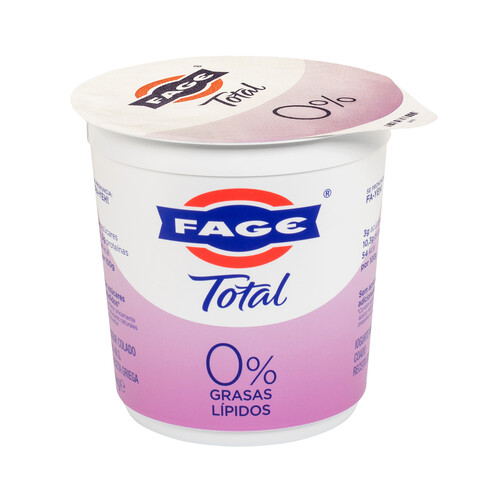 FAGE Yogur natural receta griega 0% materia grasa Total 1 kg.