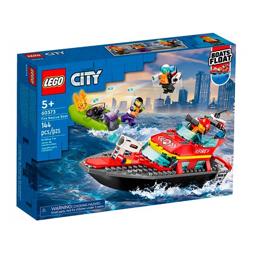 LEGO City - Lancha de Rescate de Bomberos +5 años