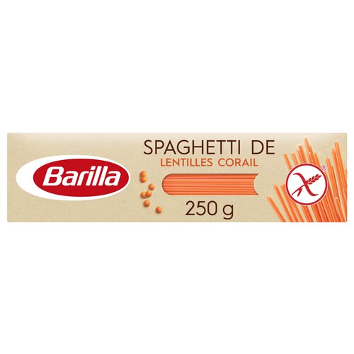 BARILLA Pasta Legumbre Spaguetti (Espagueti) de Lenteja Roja BARILLA 250 g.