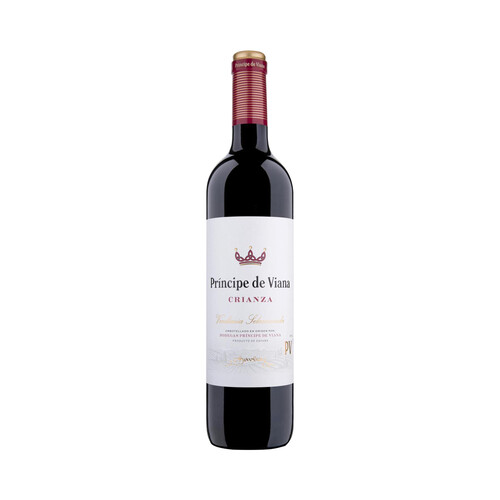 PRÍNCIPE DE VIANA Vendimia seleccionada Vino tinto crianza con D.O. Navarra botella 75 cl.