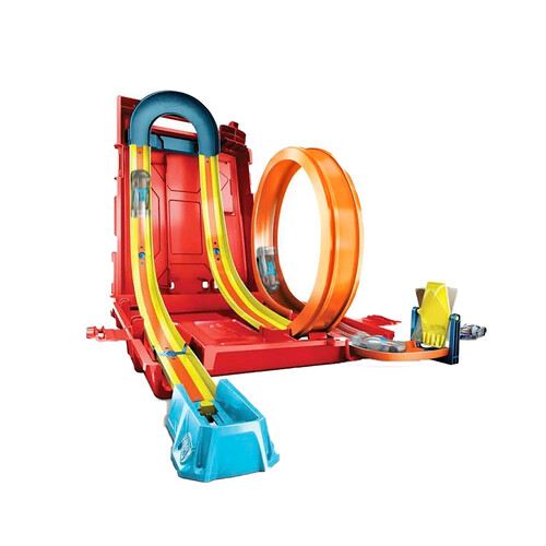 HOT WHEELS Track Builder bidón de acrobacias