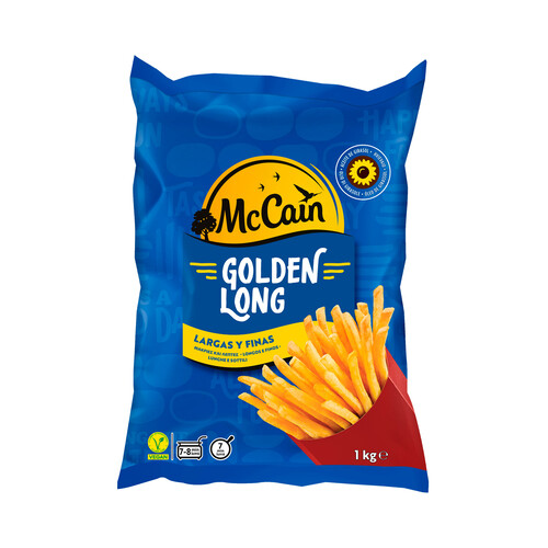 McCAIN Patatas prefritas largas y con corte fino McCAIN Golden long 1 kg