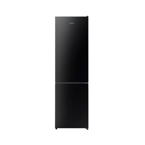 Frigorífico combi 2001cm HISENSE RB440N4GBD cristal negro, NO FROST, clasificación energética: D, H: 200,4cm, A: 59,5cm, F: 59cm, capacidad total: 336L.