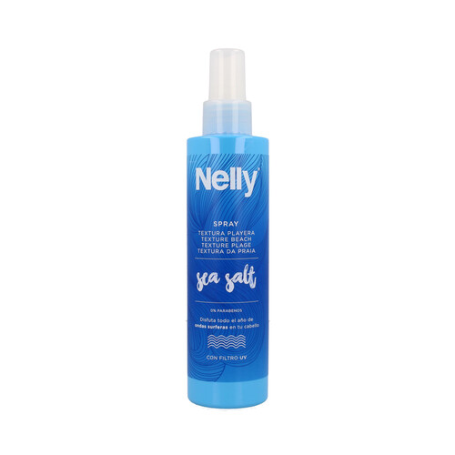NELLY Spray fijador para un efecto en tu cabello de ondas surferas NELLY Sea salt 200 ml.