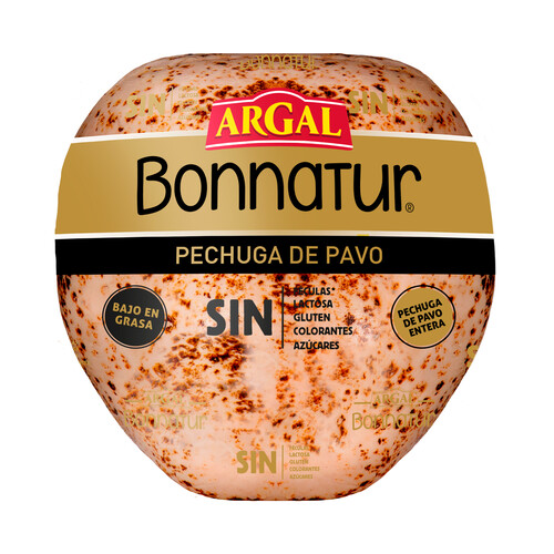 ARGAL Bonnatur Pechuga de pavo entera, cortada en lonchas