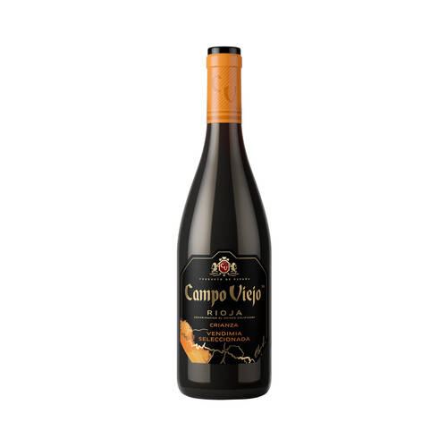 CAMPO VIEJO Vendimia seleccionada Vino tinto crianza con D. O. Ca. Rioja botella 75 cl.