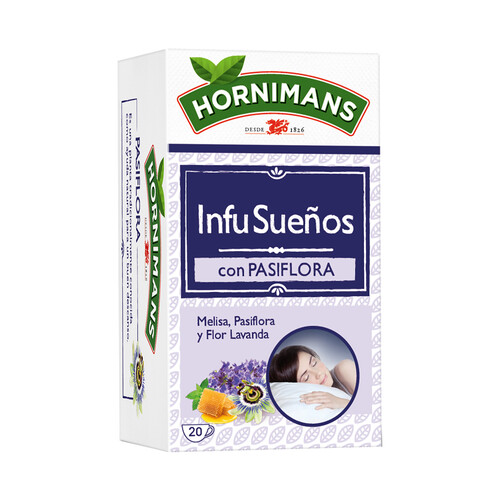 HORNIMANS Infusión de plantas aromatizadas (ayuda natural para un buen descanso) 20 uds. 30 g.