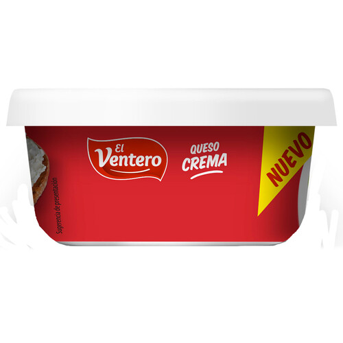 EL VENTERO Queso crema untable 100% natural 180 g.