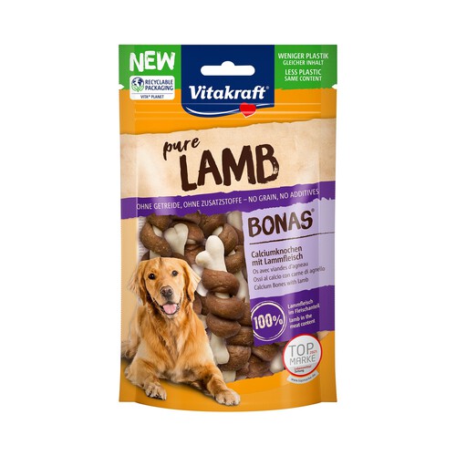 VITAKRAFT Snacks naturales para perro de huesos con cordero VITAKRAFT 80 gr.