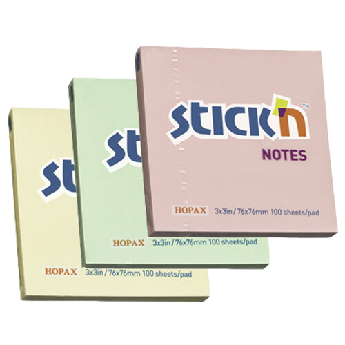 Pack de 100 notas en 3 colores. MIMBEK.