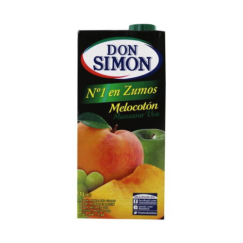 DON SIMON Zumo de melocotón brick de 1 l.