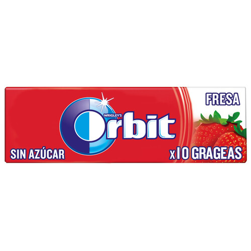 ORBIT Chicles de fresa ácida ORBIT 14 g.