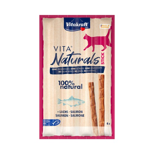 VITAKRAFT Sticks de salmón 100% natural VITAKRAFT 4x5g.