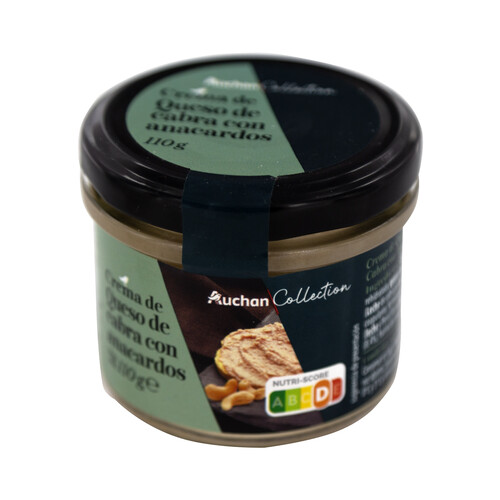 PRODUCTO ALCAMPO Collection Crema de queso de cabra con anacardos 110 g.