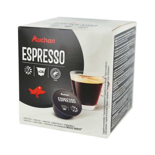 PRODUCTO ALCAMPO Café en cápsulas Espresso I7, 16 uds. 