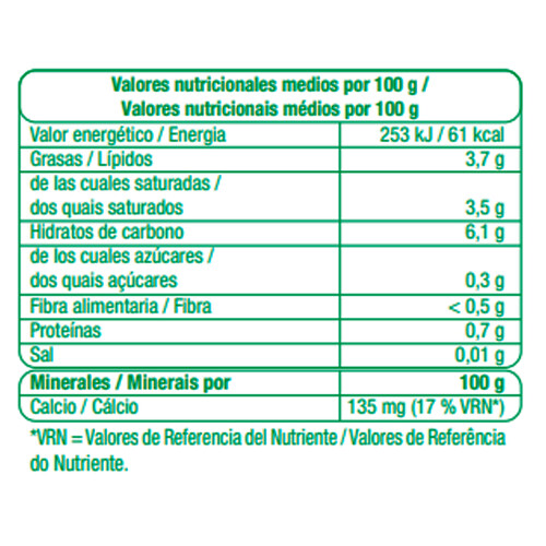 AUCHAN Yogur vegetal de coco cremoso natural sin azúcar añadida 150 g. Producto Alcampo.