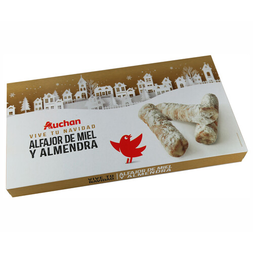 PRODUCTO ALCAMPO Alfajores de miel y almendra auchan 300 g.