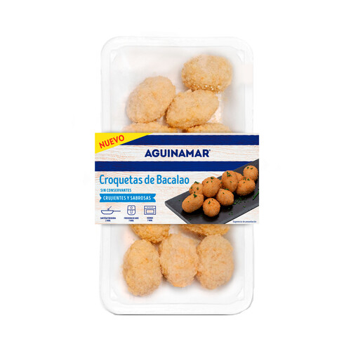 AGUINAMAR Croquetas bacalao 250 g.