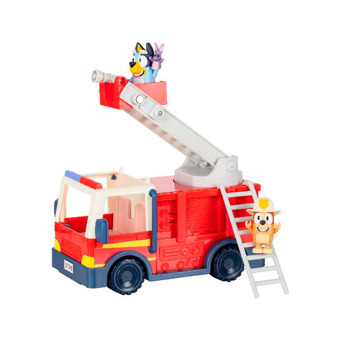 BLUEY Camión de bomberos con figuras