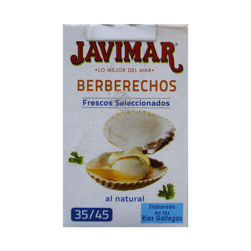 JAVIMAR Berberechos al natural 35/45 63 g.