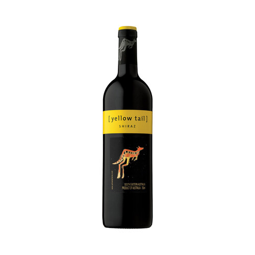 YELLOW TAIL  Vino tinto Australiano YELLOW TAIL SHYRAZ botella de 75 cl.