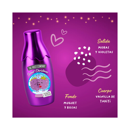 THE FRUIT COMPANY Sweet christmas Estuche para mujer con colonia y crema de manos.