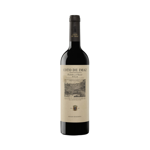 COTO DE IMAZ  Vino tinto gran reserva con D.O. Ca. Rioja botella 75 cl.