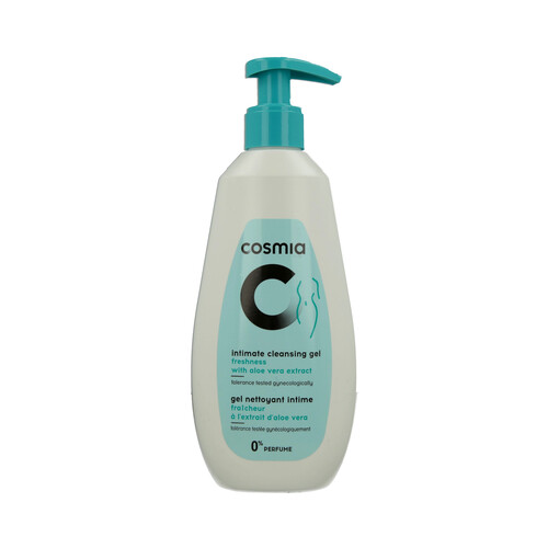 COSMIA Gel para la higiene íntima con extracto de aloe vera efecto refrescante COSMIA 200 ml.