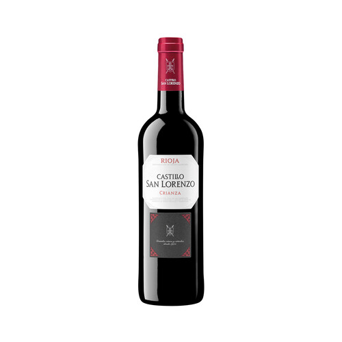 CASTILLO SAN LORENZO  Vino tinto crianza con D.O. Rioja botella 75 cl.