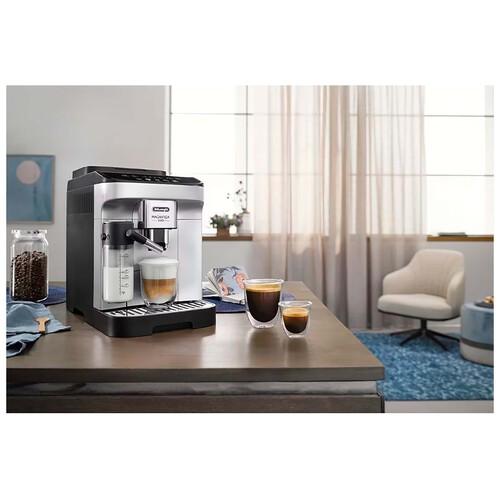 Cafetera espresso superautomática DE'LONGHI Magnifica Evo ECAM290.61.SB, presión 15bar, molinillo, café en grano o molido, vaporizador, 1450W.