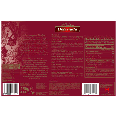 DELAVIUDA Marquesas 250 g.