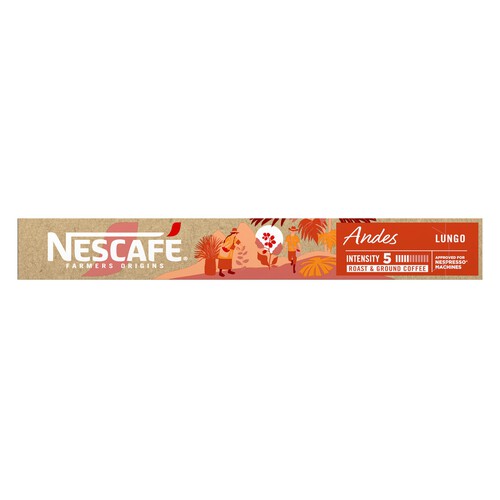 NESCAFÉ Andes Café en capsulas, intensidad 5, 10 uds x 52 g 