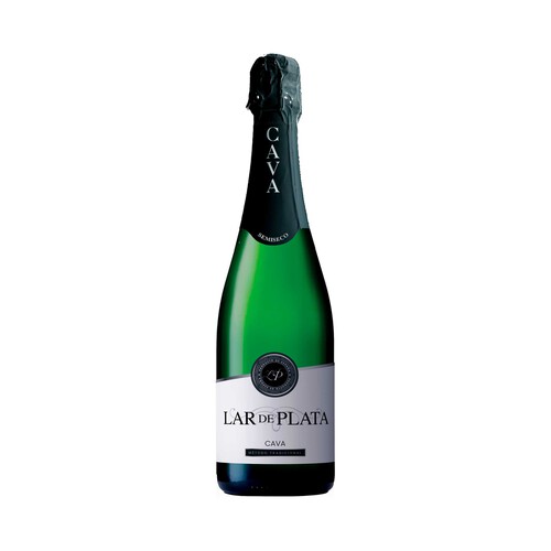 LAR DE PLATA Cava semiseco elaborado en Extremadura siguiendo el método tradicional botella 75 cl.