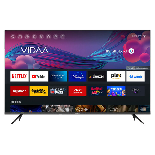 Televisión 109,2cm (43) LED QILIVE 43UV10V1, 4K, HD, Smart TV, VIDAA.