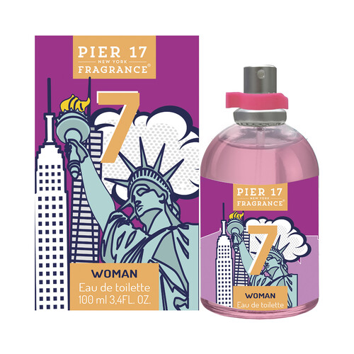 PIER 17 7 Eau de toilette para hombre con vaporizador en spray 100 ml.