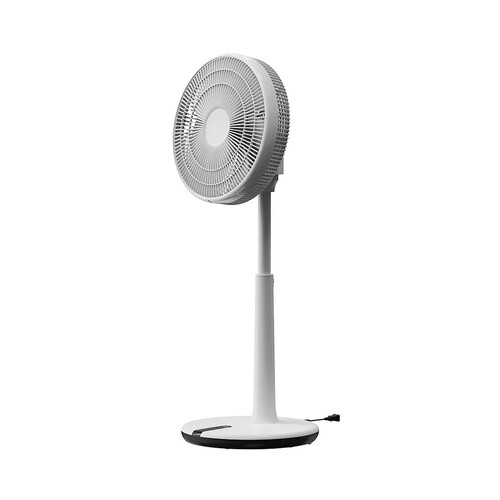 Ventilador de pie QILIVE Q.6991, blanco, 30W, 3 velocidades, 40cm, temporizador.