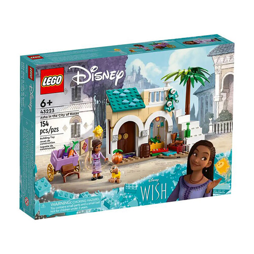 LEGO Disney 43223 Asha en la ciudad de rosas.