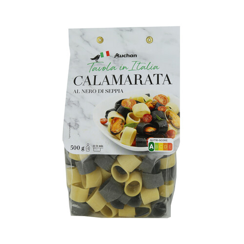PRODUCTO ALCAMPO Pasta Calamarata al nero di seppia Tavola in Italia 500 g.