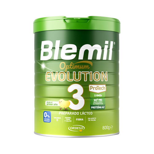 BLEMIL Optimum evolution 2 Leche de crecimiento, a partir de 12 meses 800 g.