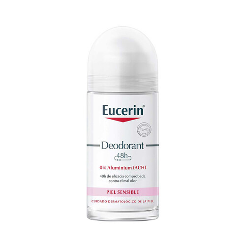 EUCERIN Desodorante roll on sin alcohol, ni aluminio para pieles sensibles EUCERIN 50 ml.
