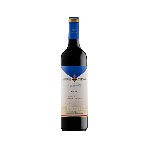 MARQUÉS DE GRIÑÓN  Vino tinto crianza con D.O. Ca. Rioja MARQUÉS DE GRIÑÓN botella de 75 cl.